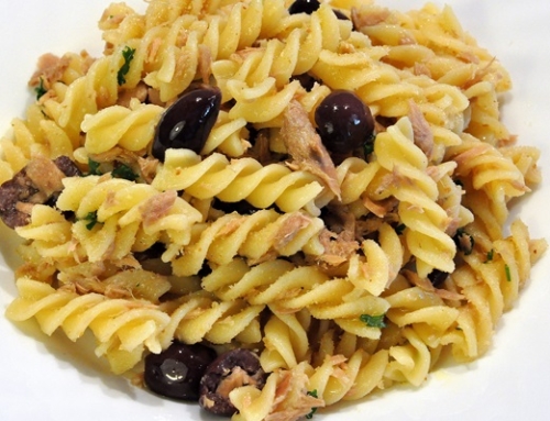 Rotini au thon et olives